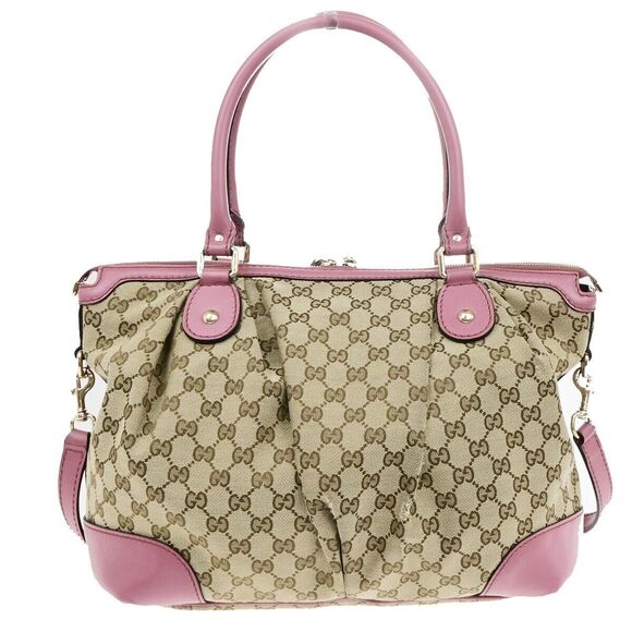 Gucci Logo Gg Pattern Shoulder Bag #163415G39B - Picture 4 of 15